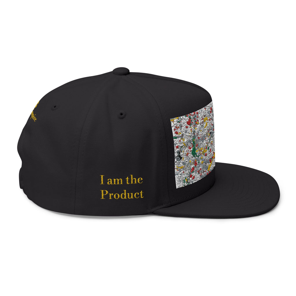 Golden Splat Flat Bill Cap (Embroidery)