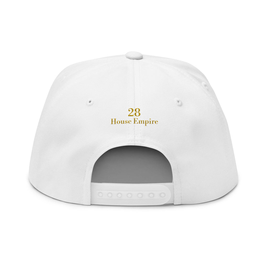Golden Splat Flat Bill Cap (Embroidery)