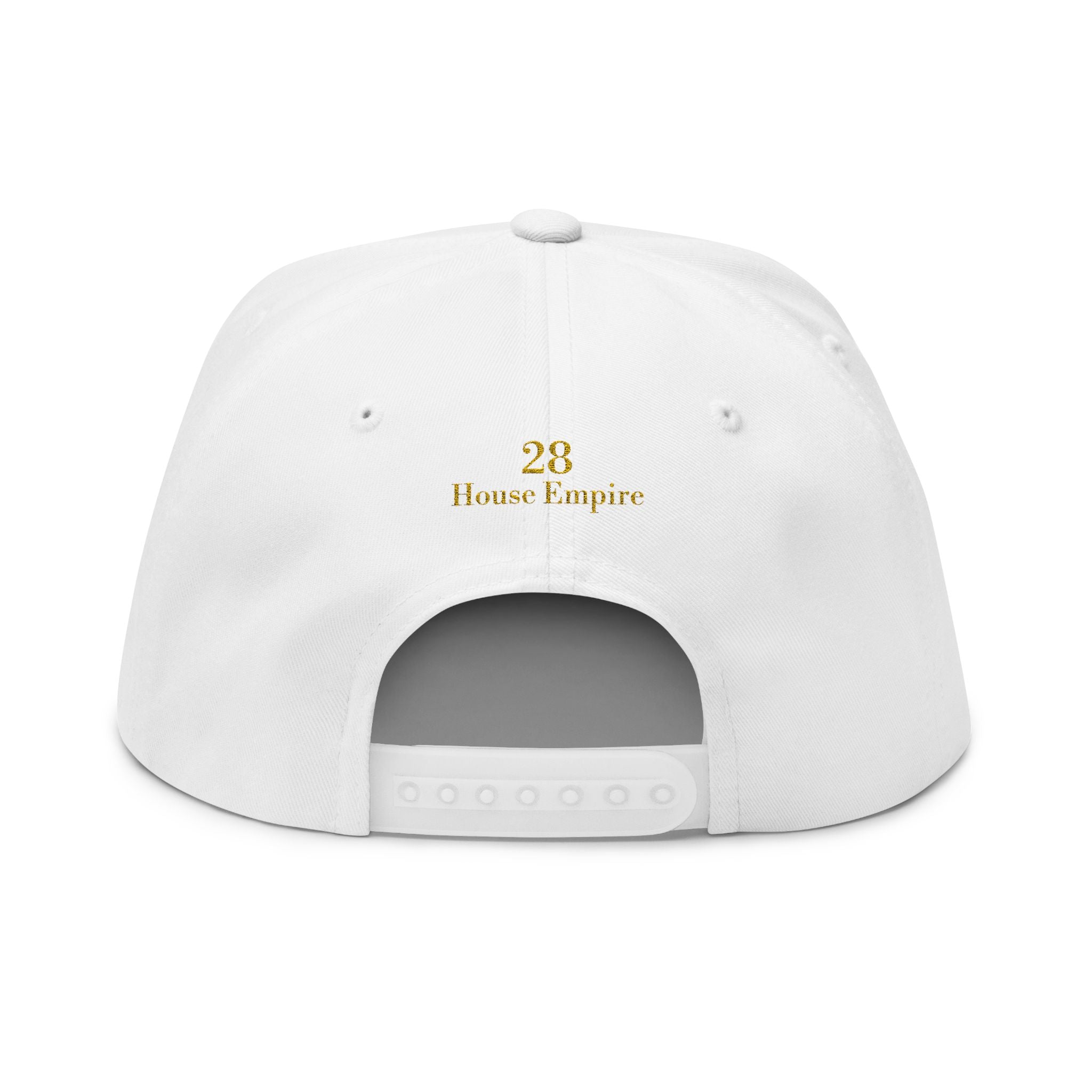 Golden Splat Flat Bill Cap (Embroidery)