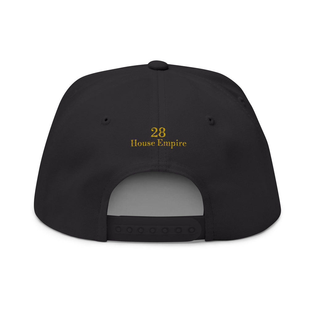Golden Splat Flat Bill Cap (Embroidery)
