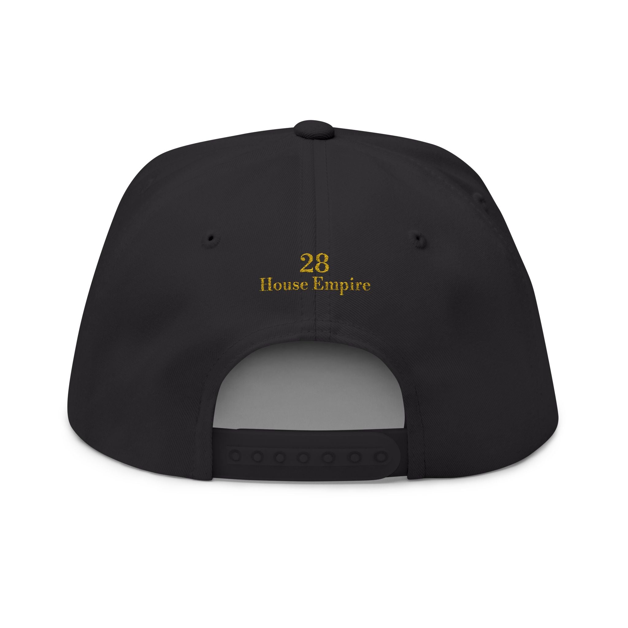 Golden Splat Flat Bill Cap (Embroidery)