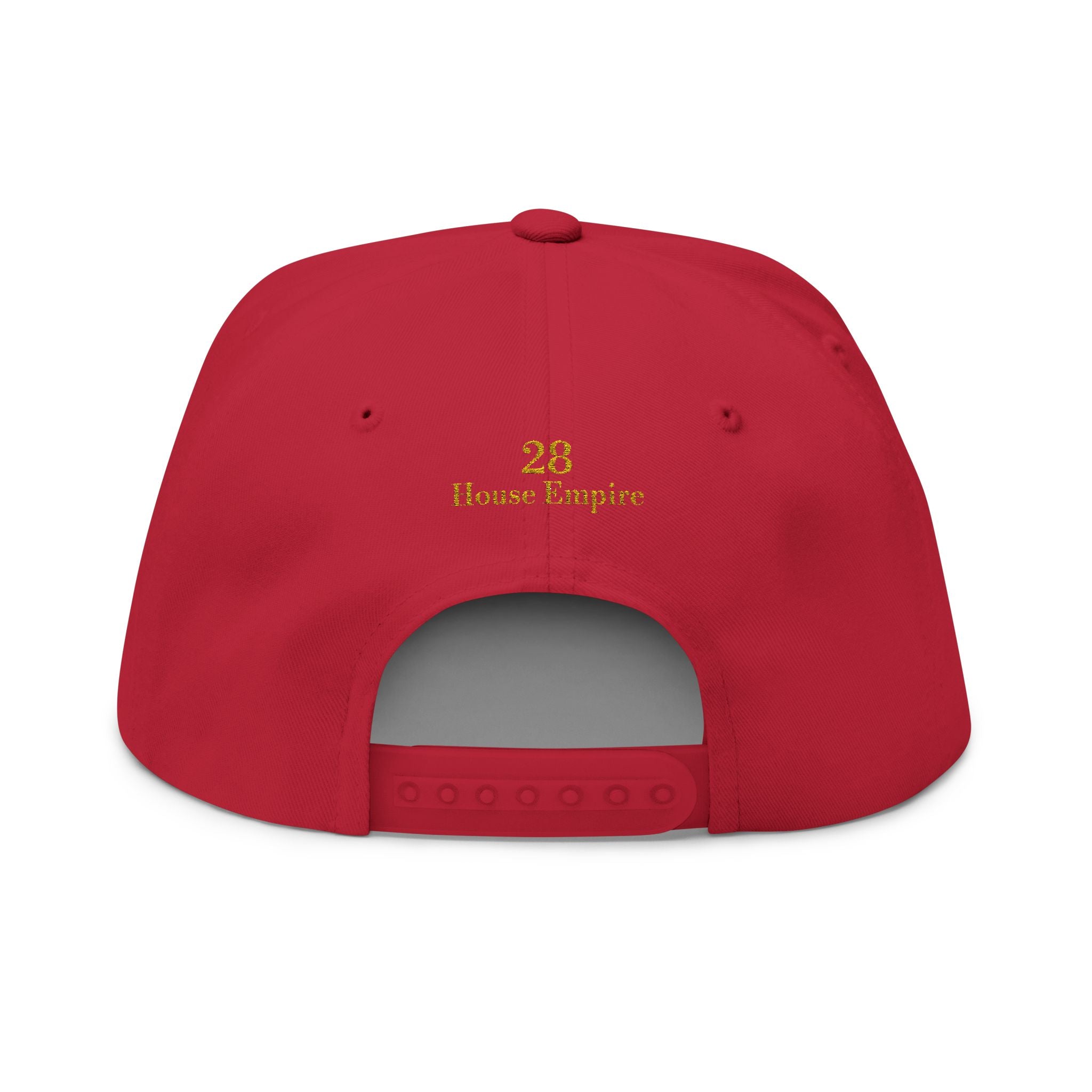 Golden Splat Flat Bill Cap (Embroidery)